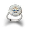 Schmuck Dur schmuck | Ring "Strandlust" Strandsand/Bl. Steinsand Variabel