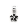 Schmuck Dur schmuck | Charm "Plumeria Blute" Lavasand