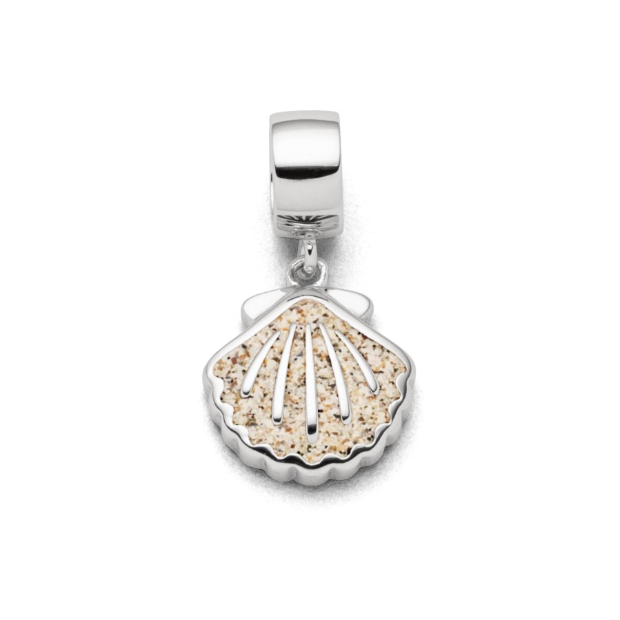 Schmuck Dur schmuck | Charm "Muschel" Strandsand