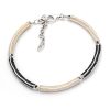 Schmuck Dur schmuck | Armband "Wellenspiel" Strandsand/Lavasand