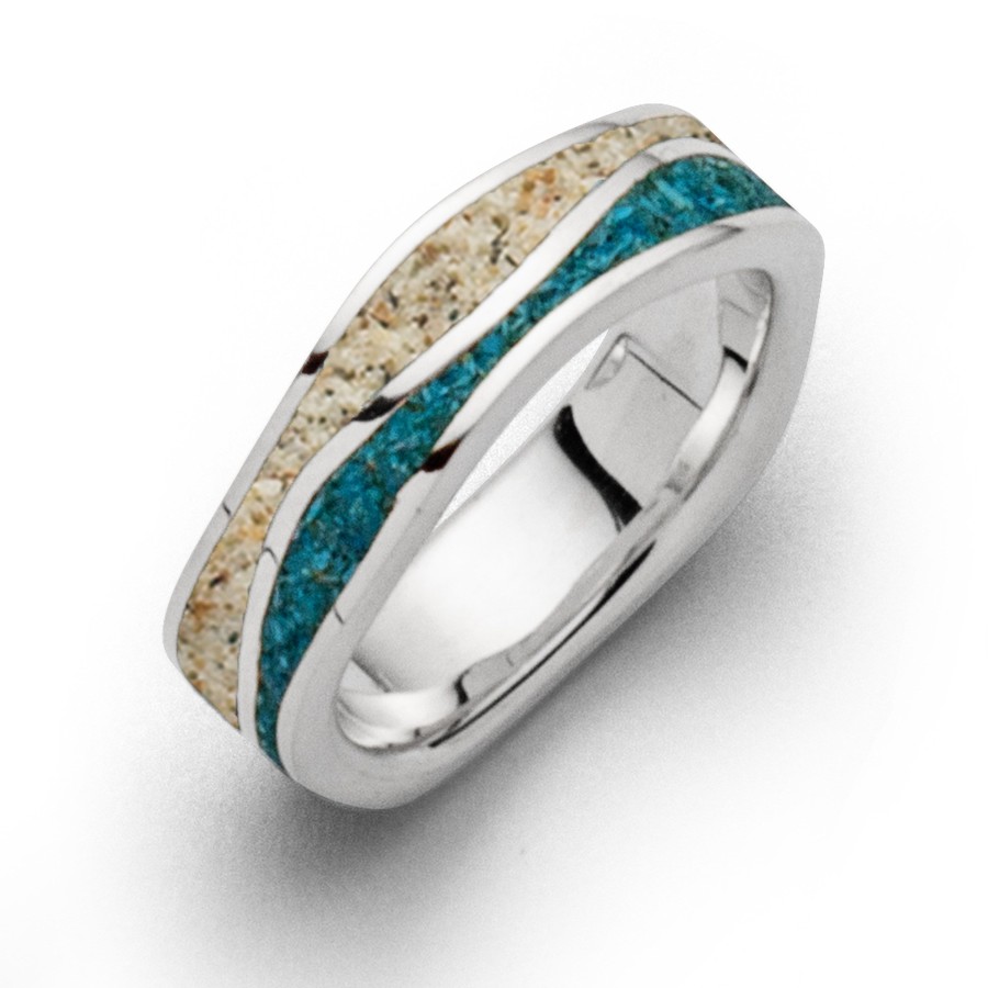 Schmuck Dur schmuck | Ring Welle"Steinsand"