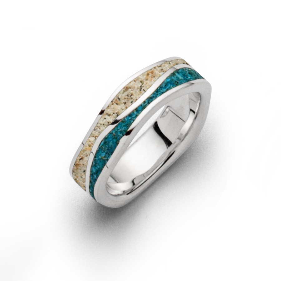 Schmuck Dur schmuck | Ring Welle"Steinsand"