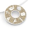 Schmuck Dur schmuck | Anhanger "Donut Ostsee" Strandsand