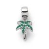 Schmuck Dur schmuck | Charm "Palme" Steinsand Grun