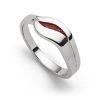 Schmuck Dur schmuck | Ring "Silberschweif" Koralle