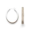 Schmuck Dur schmuck | Creole "Oval 36,8Mm" Strandsand