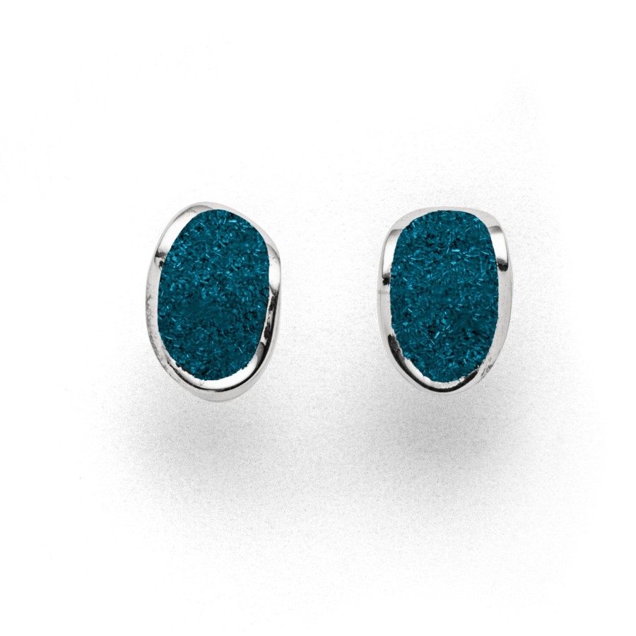 Schmuck Dur schmuck | Ohrring "Blaue Lagune" Steinsand