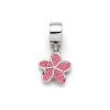 Schmuck Dur schmuck | Charm "Plumeria Blute" Steinsand Rosa