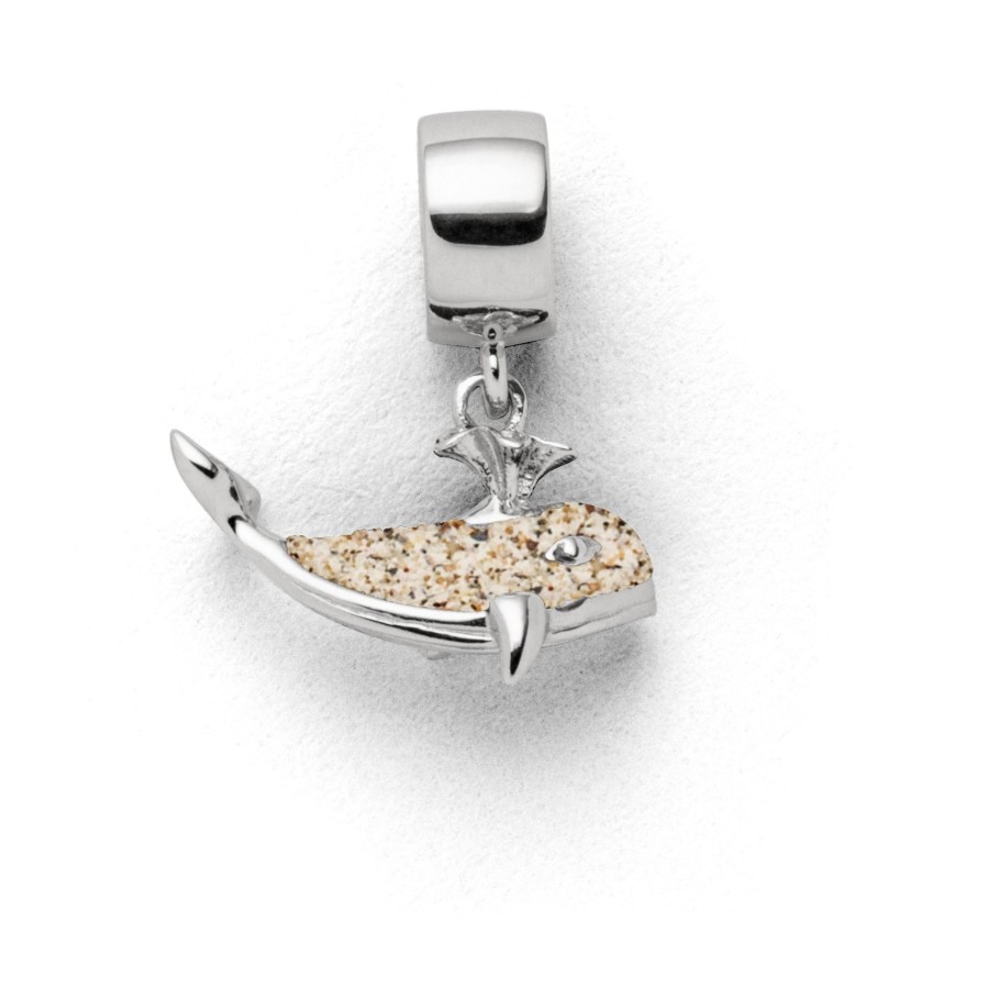 Schmuck Dur schmuck | Charm "Walfisch" Strandsand