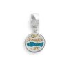 Schmuck Dur schmuck | Charm "Strandwellen" Strandsand/Steinsand