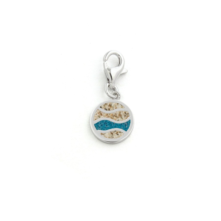 Schmuck Dur schmuck | Charm "Strandwellen" Strandsand/Steinsand